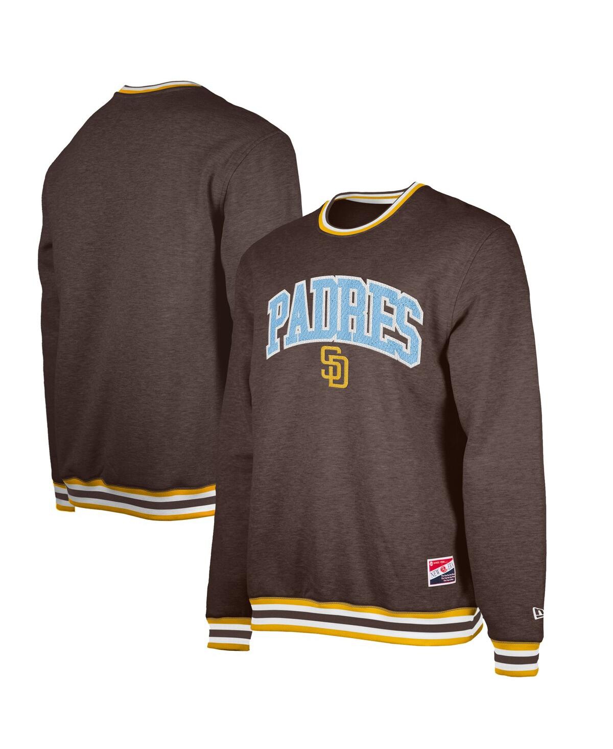 Shop New Era Men's Brown San Diego Padres Father's Day Pullover Sweatshirt