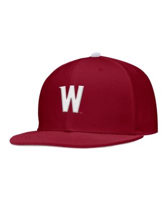 Nike - Men's  Crimson Washington State Cougars On-Field Baseball Performance Fitted Hat