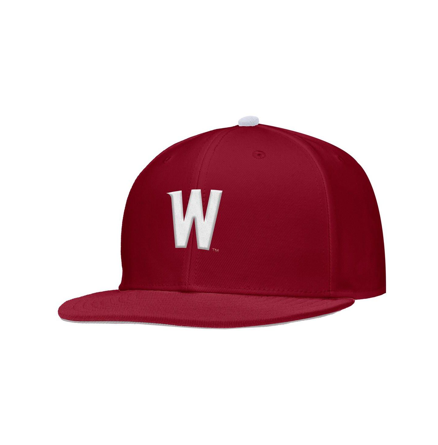 Мужская кепка Nike Crimson Washington State Cougars On-Field Baseball Performance Fitted Hat — фото 1