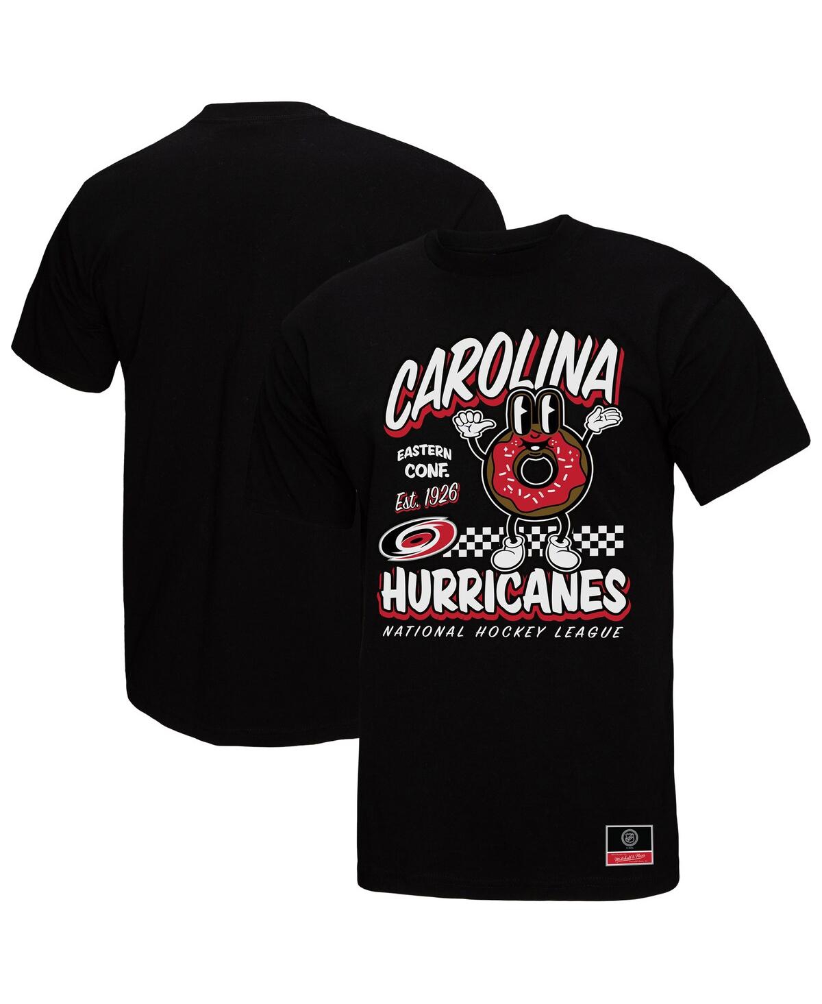 Mitchell & Ness Men's Black Carolina Hurricanes Local Food T-shirt In Black