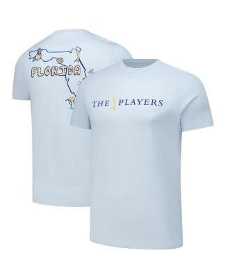 Flomotion - Men's and Women's Light Blue THE PLAYERS Florida Outline T-Shirt