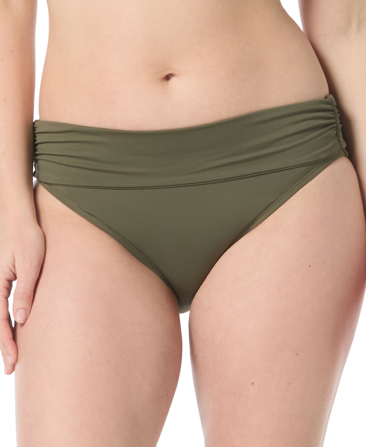 Coco Reef Impulse High-waist Bikini Bottoms In Palm Green