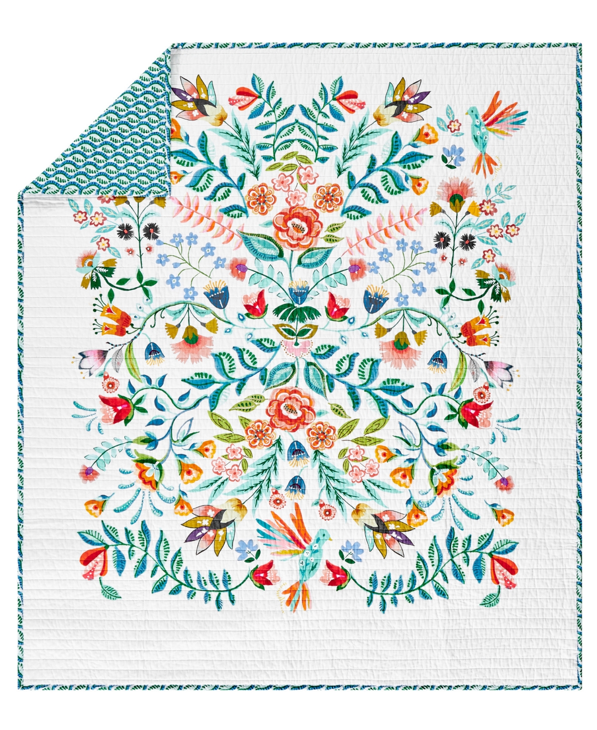 Levtex Danika Reversible Quilted Throw, 50" X 60" In Multi