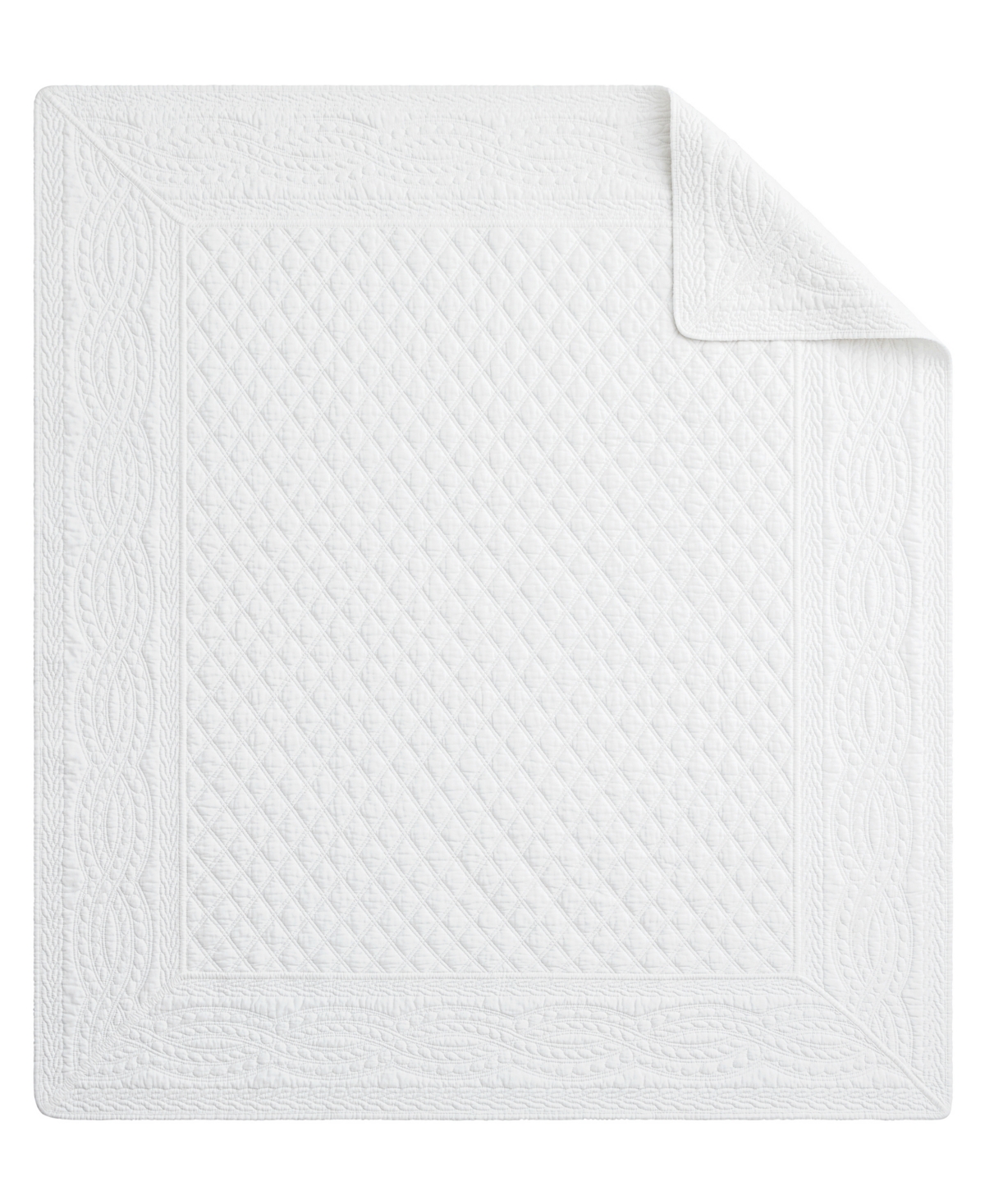 Levtex Ballou Enzyme Washed Quilted Throw, 50" X 60"