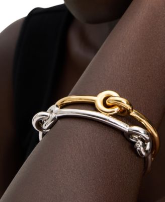 Interlock Bangle Bracelet