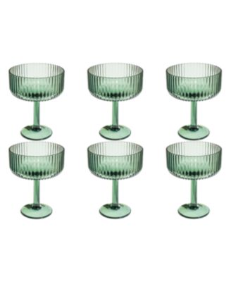 Mesa Coupe Glasses, Set of 6