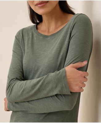 Women's Organic Cotton Featherweight Slub Long Sleeve Tee