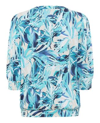 Women's Palm Print Tunic T-Shirt