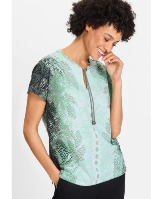 Women's Panneaux Print Tunic T-Shirt