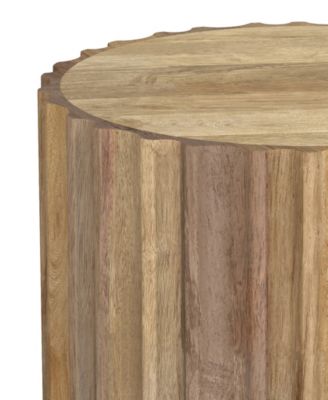 20" Mango Wood Rolf Side Table