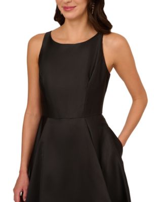 Women's High-Low Mikado Sleeveless Gown