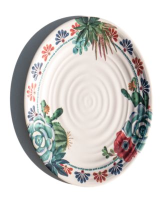 Desert Succulent 6-Pc. Dinner Plates, Service For 6