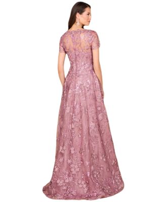 Women's Tonal Lace Ballgown