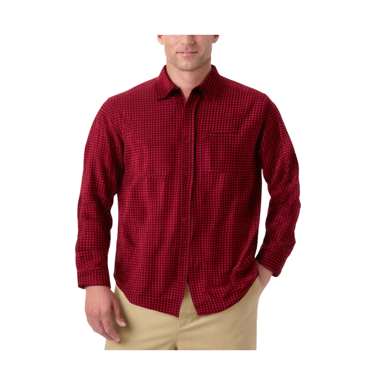 KingSize Big & Tall Liberty Blues by Flannel Shirt - Tartan plaid