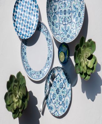 Palazzo Tiles 6-Pc. Dinner Plates, Service For 6
