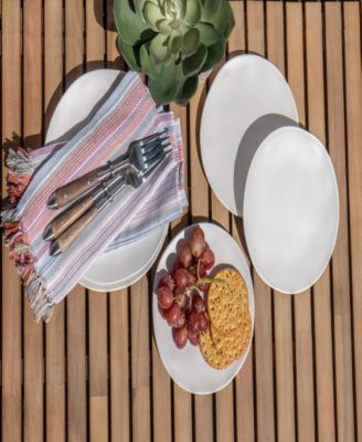 Melamine 6-Pc. Dinner Plates, Service For 6
