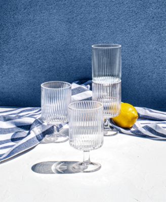 Party Sleeve Stemless Glasses, Set of 6