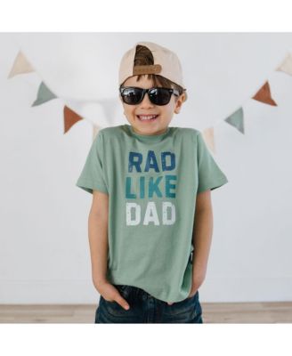 Toddler Boys Rad Like Dad Short Sleeve T-Shirt