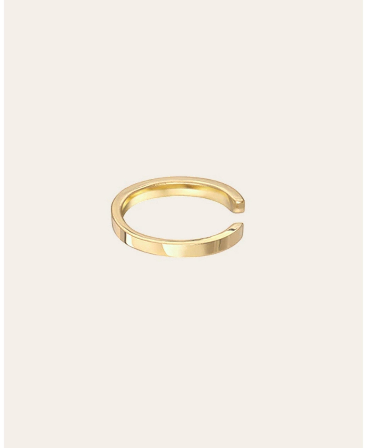 14k Gold Ear Cuff - Yellow gold