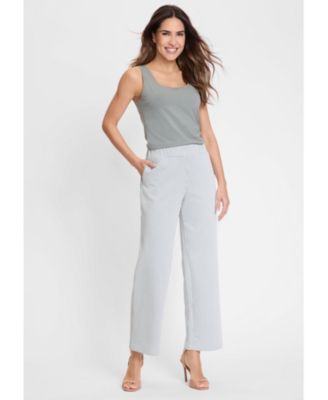 Women's Anna Fit Wide Leg Seersucker Pant
