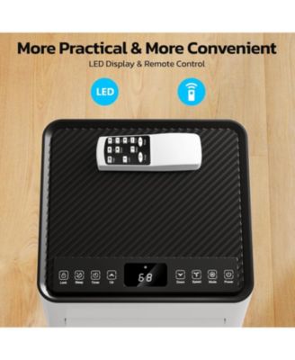 10000 BTU Portable Air Conditioners, 4-in-1 Modes Portable AC Unit with Energy Efficient/Quiet Sleep/Remote Control/24Hrs Timer for Bedroom/Dorms/Indoor Rooms, White