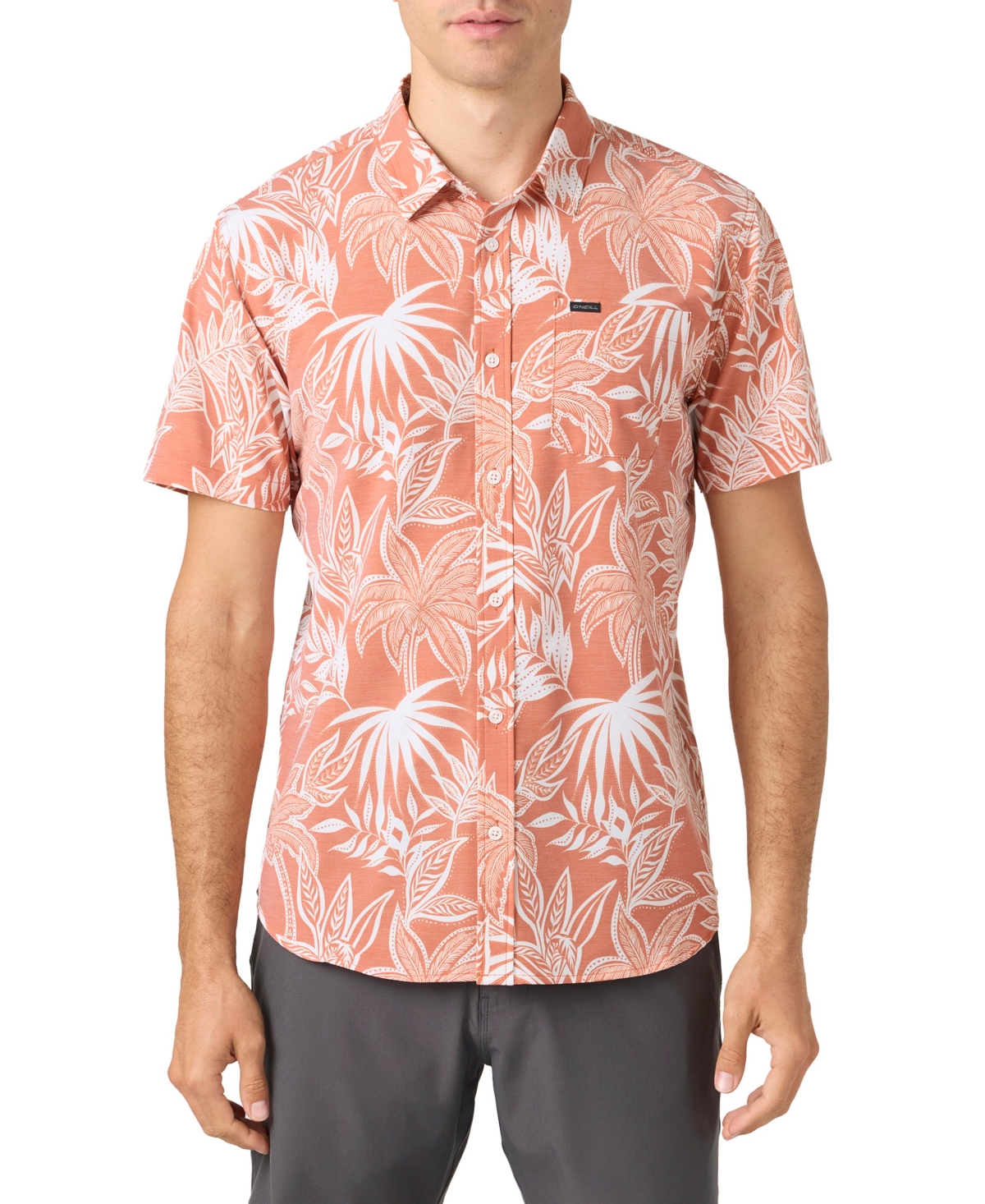 Men's Traveler Traverse Short Sleeve Standard Shirt - Autumn leaf