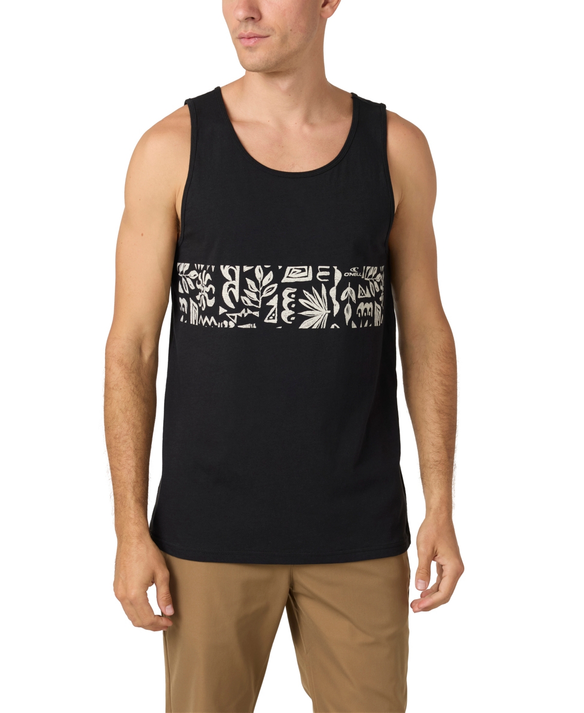 Men's Papercut Tank Top - Black