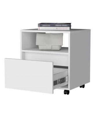 Tech-Integrated 1-Drawer Nightstand for Modern Homes