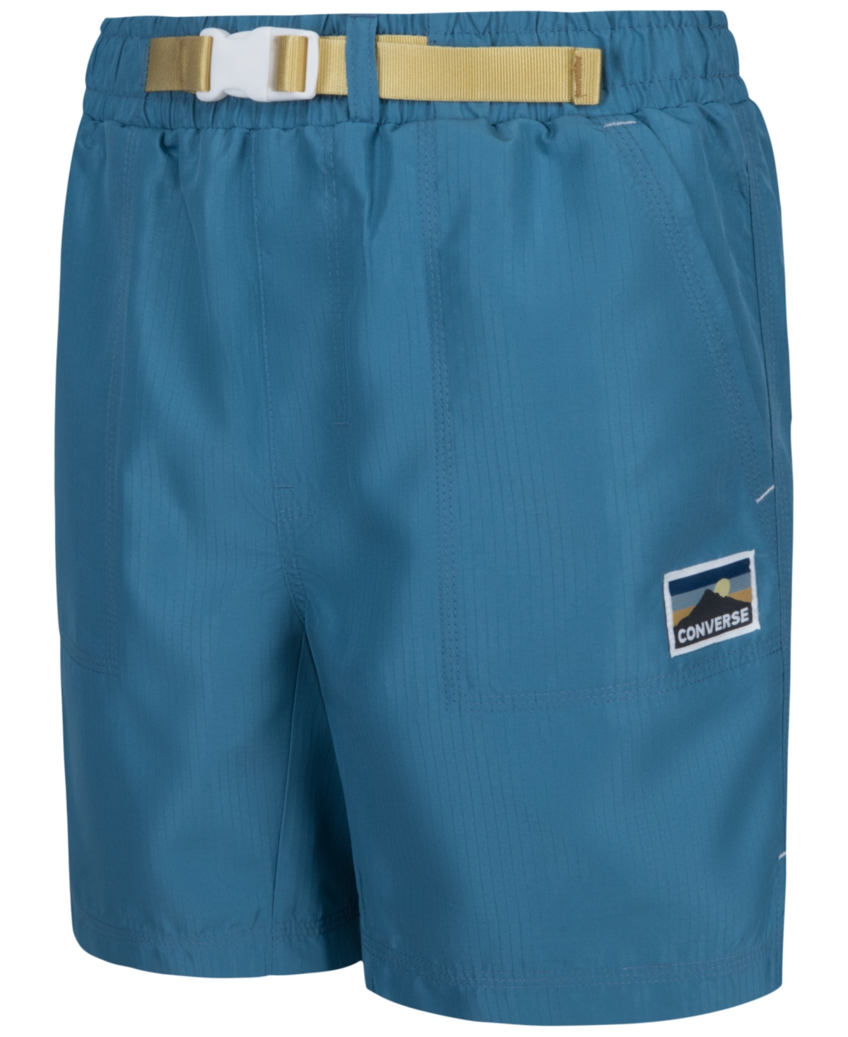 Converse Kids' Big Boys Geared Up Woven Climbing Shorts In Blue