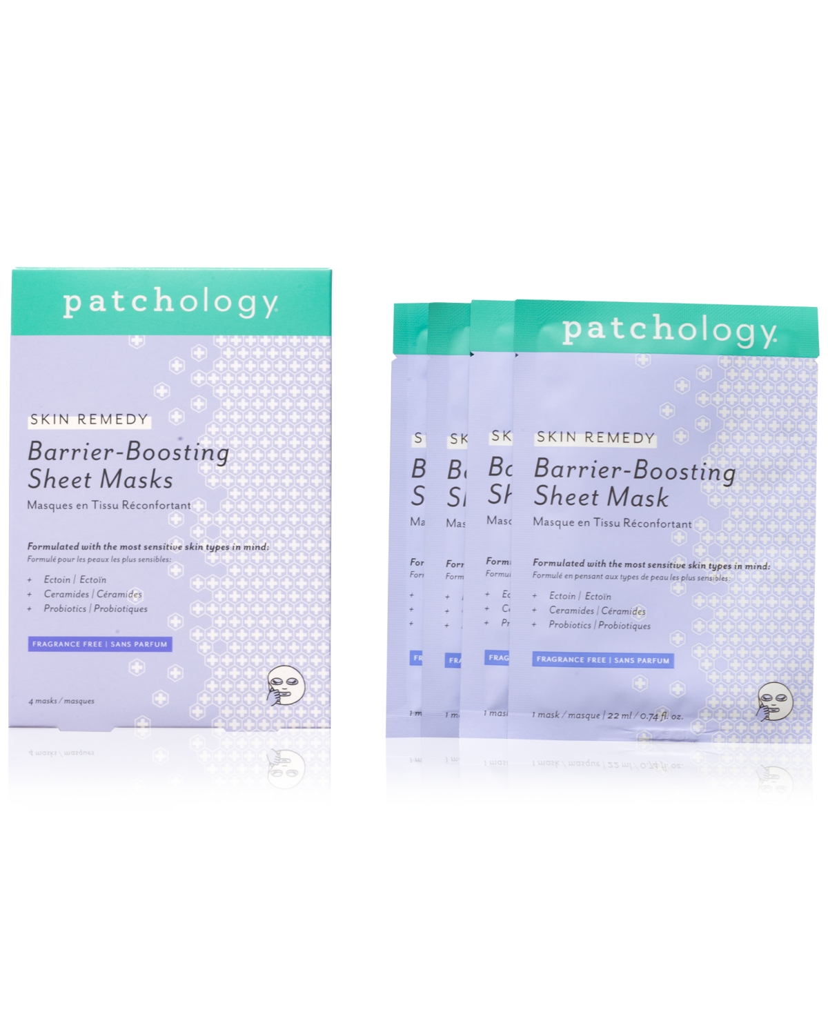 Skin Remedy Barrier-Boosting Sheet Mask, 4-Pk.
