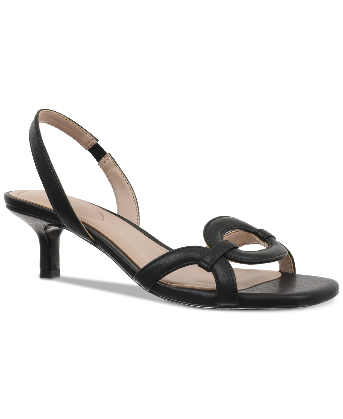 Giani Bernini Women's Alanaa Kitten Heel Dress Sandals, Created For Macy's