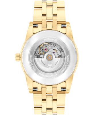 Women's Museum Classic Swiss Automatic Yellow PVD Watch, 33mm