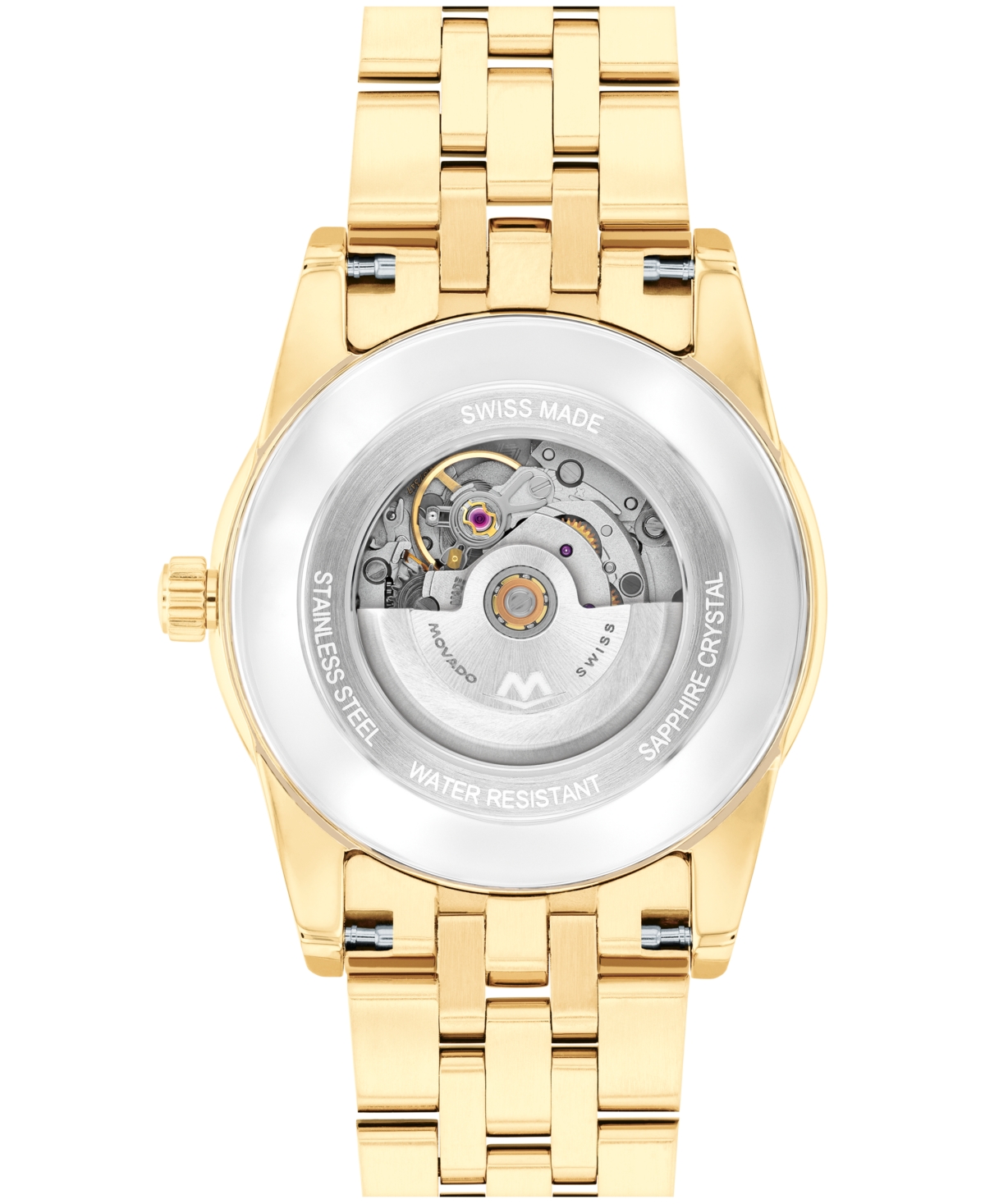 Movado Women's Museum Classic Swiss Automatic Yellow Pvd Watch, 33mm In Yellow