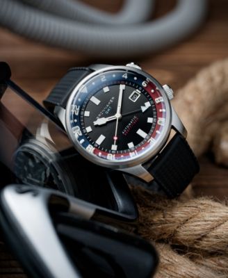 Men's Bradner GMT Automatic Solid Stainless Steel Bracelet Watch, 42mm