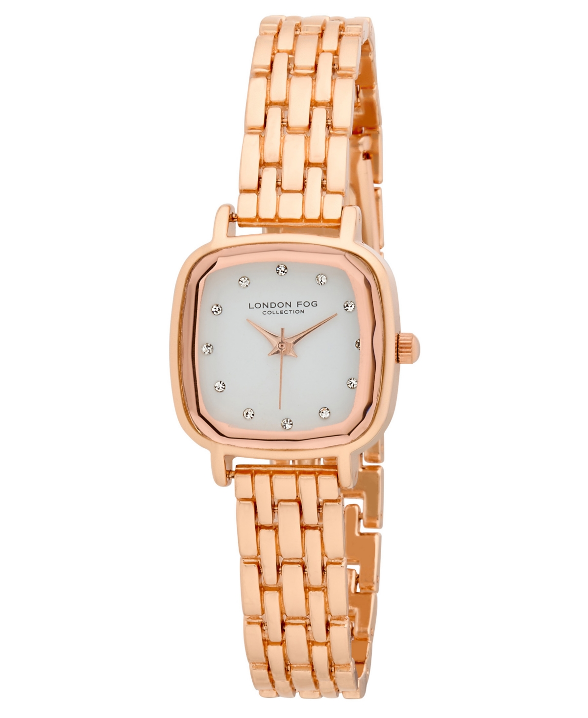 Unisex Whitehall Rose Gold Link Alloy Watch, 25mm - Rose Gold