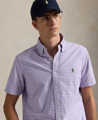 Men's Classic-Fit Gingham Oxford Shirt