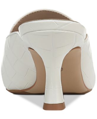 Women's Britaa Croco Kitten Heel Mules, Created for Macy's