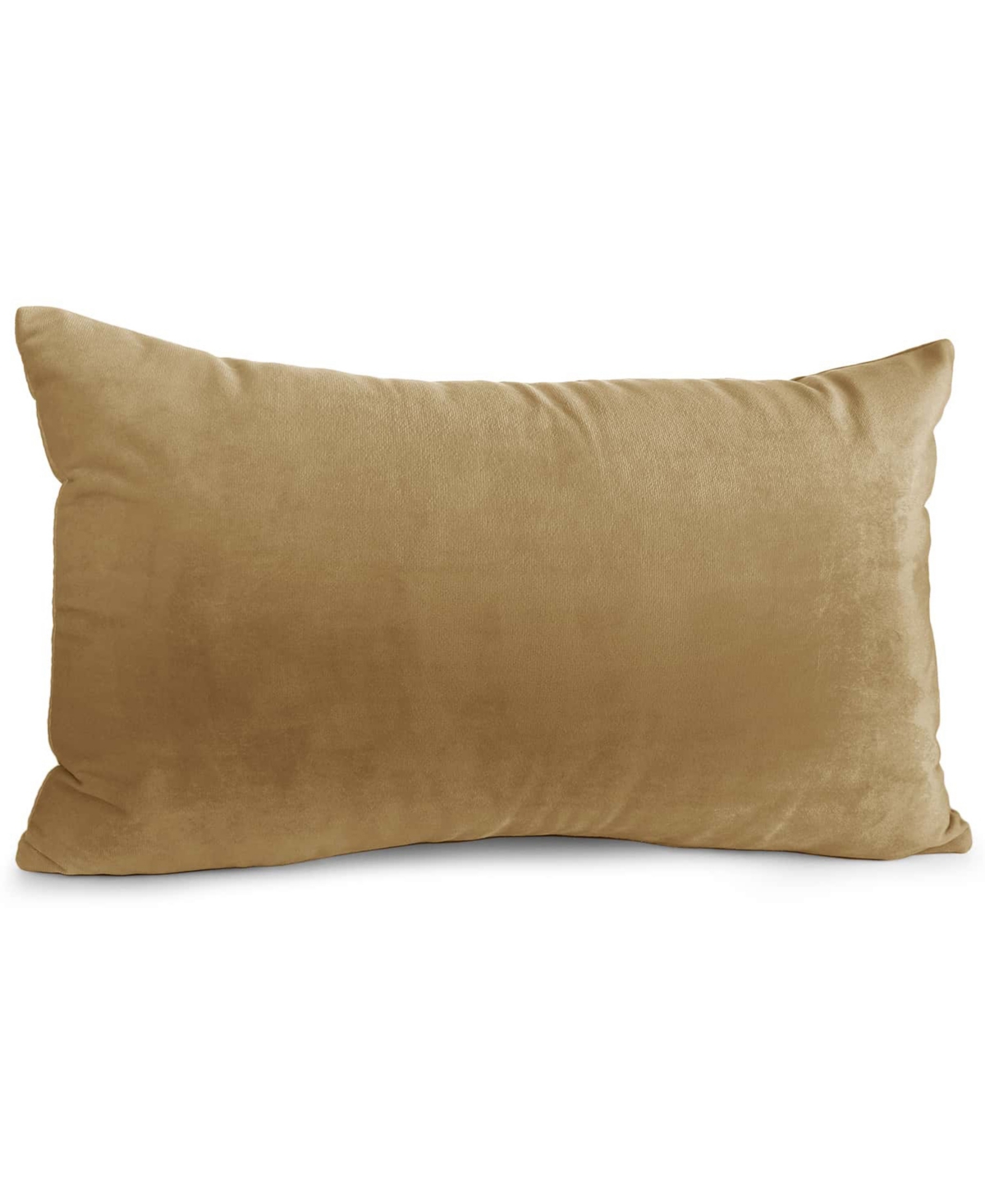 Nestl Elegant Velvet Removeable Cover 2-pack Decorative Pillows, 12" X 20" In Brown