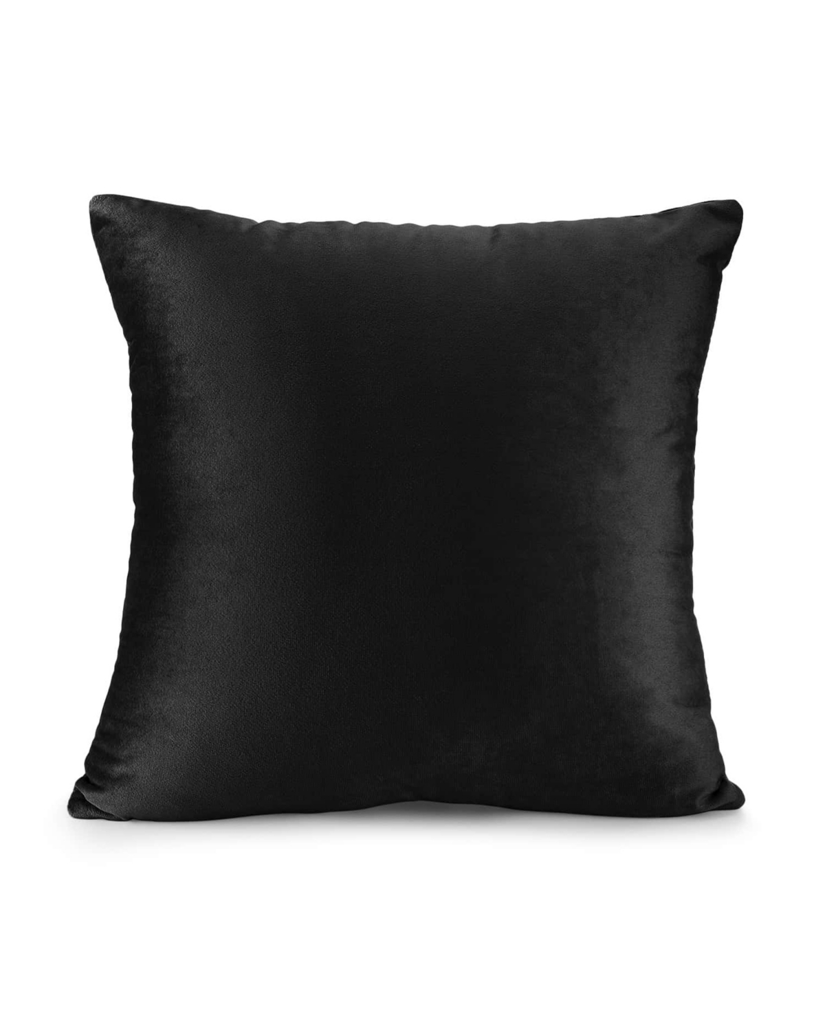 Nestl Elegant Velvet Removeable Cover 2-pack Decorative Pillows, 18" X 18" In Black