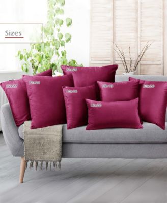 Elegant Velvet Removeable Cover 2-Pack Decorative Pillows, 20" x 20"