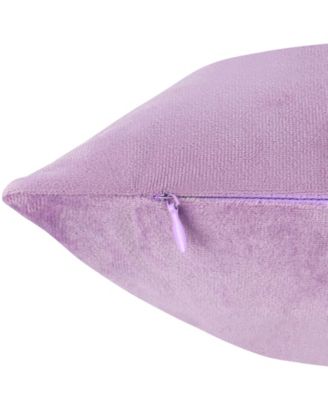 Elegant Velvet Removeable Cover 2-Pack Decorative Pillows, 24" x 24"