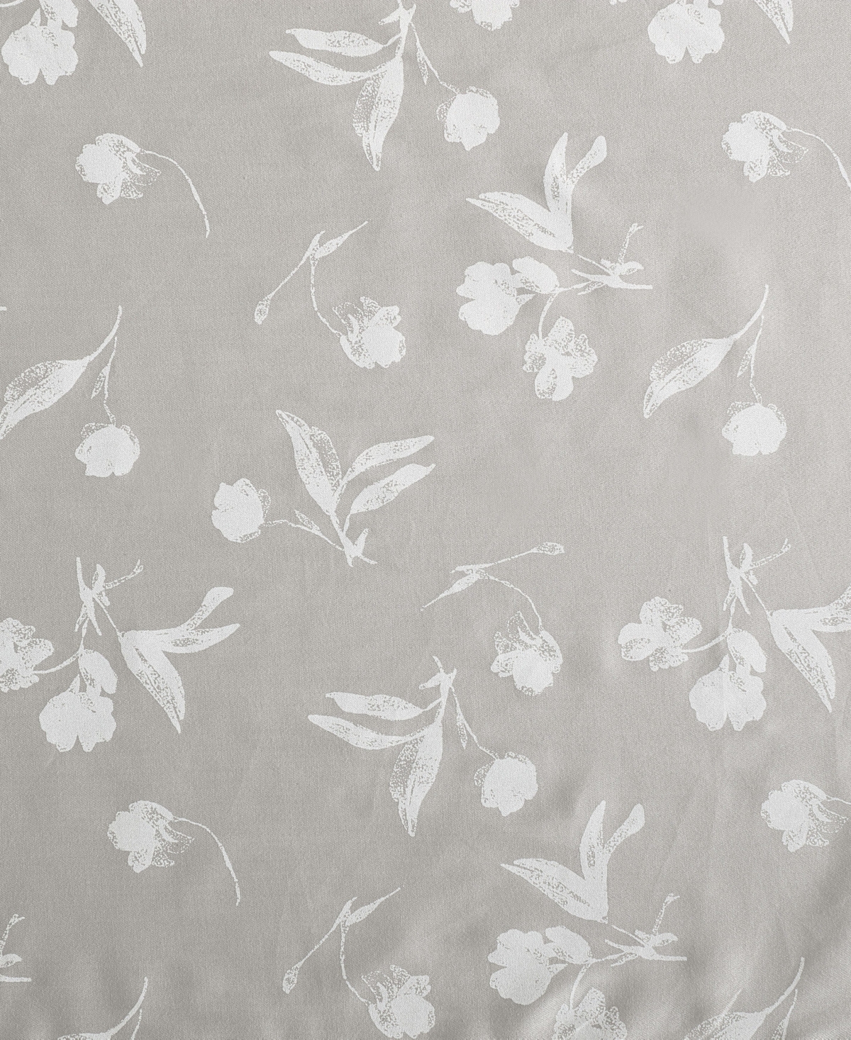 Calvin Klein Printed 300-thread Count Cotton Sateen 4-pc. Sheet Set, King In Flowers Beige