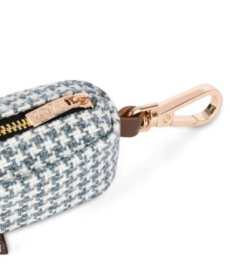 Proper Pup Poop Bag Dispenser: Houndstooth - Blue/White