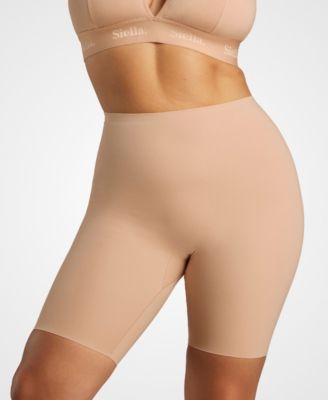 Women's Laser-Cut Organic Cotton No-Show Mid-Thigh Short