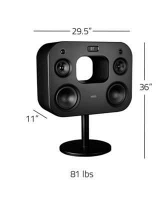 Fi70W Three-Way Wireless High Fidelity Music System with Powerful Amplifier & Dual 8” Subwoofers (Lucky Bamboo)