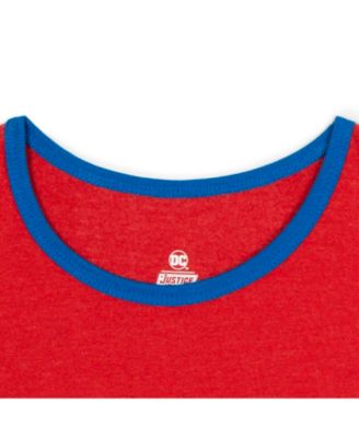 Girls DC Comics Wonder Woman Ringer T-Shirt