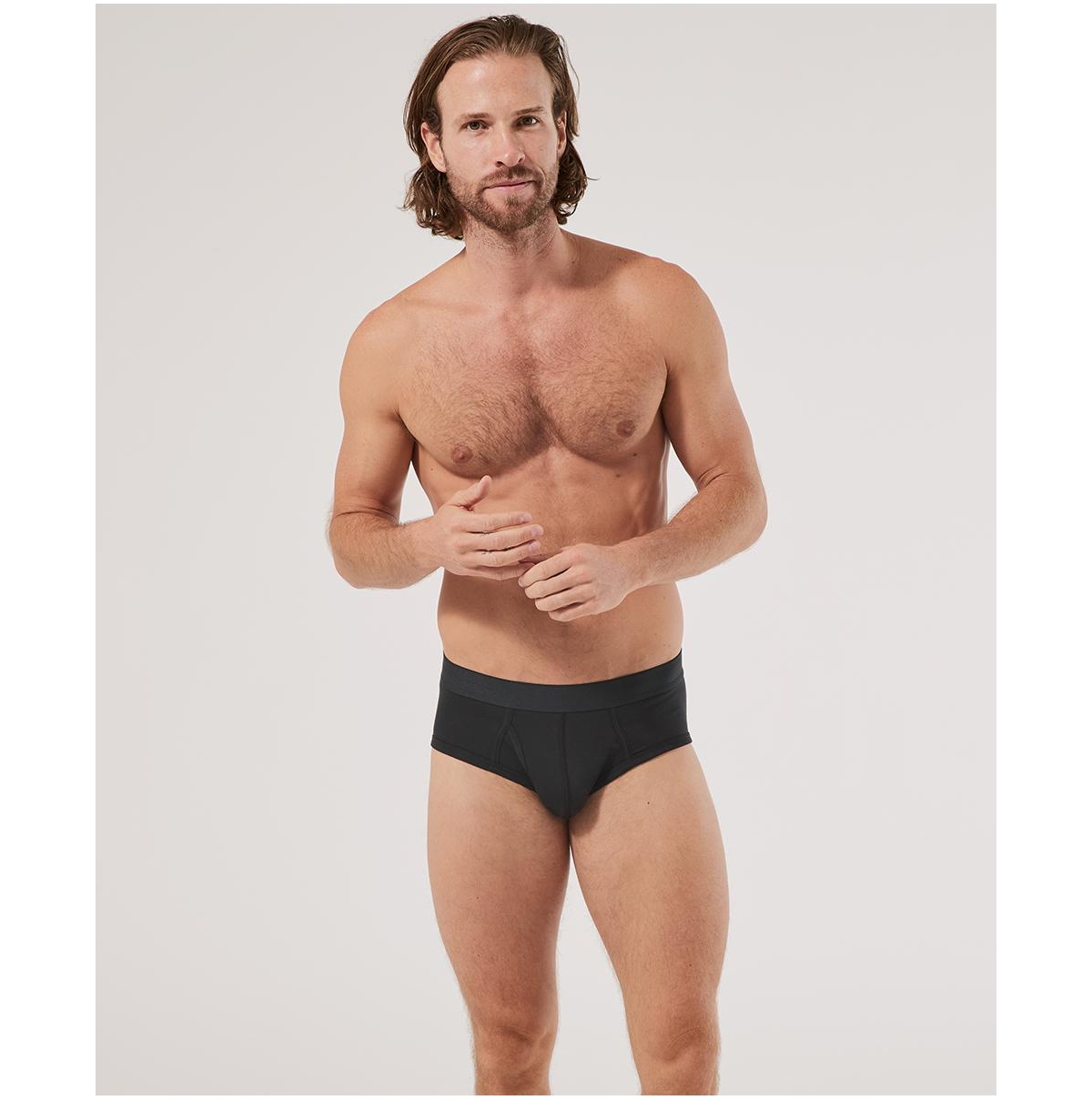 Men's Organic Cotton Everyday Brief 4-Pack - Classic neutrals