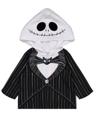 Baby Boys Jack Skellington Zip Up Coverall Newborn to