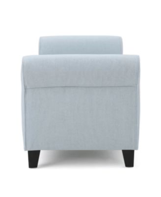 Tufted Storage Ottoman Bench with Button-Tufted, Soft-Close Hinges for Seating and Storage