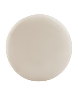 Round Velvet Upholstered Ottoman, Modern Minimalist Design, Versatile as Footrest, Extra Seating or Coffee Table-The Pop Home